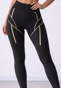 Amoura Motion Bottoms- Black & Gold